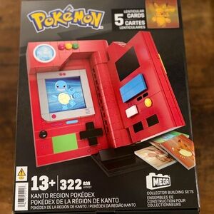 Pokémon Kanto Region Pokédex Mega Construx Building Set 322 PCS Mattel